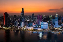 胡志明市一角。