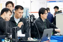 加工制造业发挥支柱性作用，占全国FDI总额的82.8%。（海南 摄）