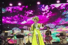 《越南文化精髓》文艺晚会在布拉格皇城活动中心正式拉开帷幕。（图片来源：越通社）