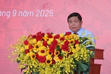 阮志勇副总理在活动上发表讲话。（图片来源：越通社）