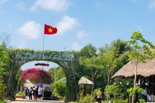 众多游客热衷于在和平-薄辽风力发电工程体验的旅游项目。