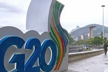 2024年巴西G20官方LOGO正式亮相。(图片来源:新华社/越通社)