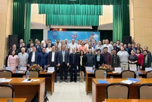 各位代表合影。