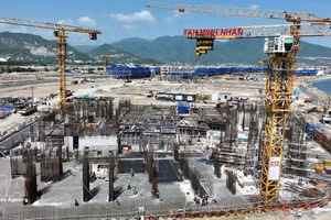 庆和省芽庄坊一个新城区建设项目。（图片来源：越通社）
