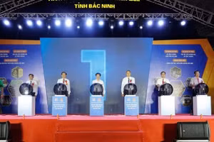 2026年北部地区工贸博览会开幕式现场。