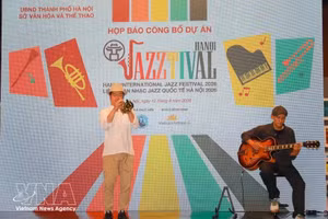 2026年河内国际爵士音乐节（Hanoi Jazztival 2026）项目发布活动上的艺术家。（图片来源：越通社）