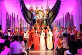 每逢周末，胡志明市博物馆举行艺术表演活动。（图片来源：博物馆供图）
