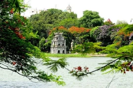 还剑湖。（图片来源：越通社）