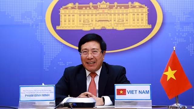 越南政府副总理兼外交部长范平明。