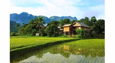和平省梅州县梅州镇Pom Coong农家乐旅游。（图片来源：旅游网站）