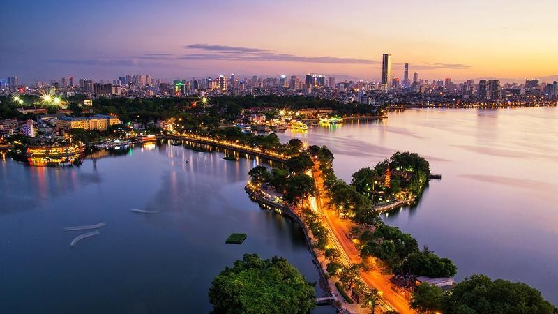 附图：河内市。