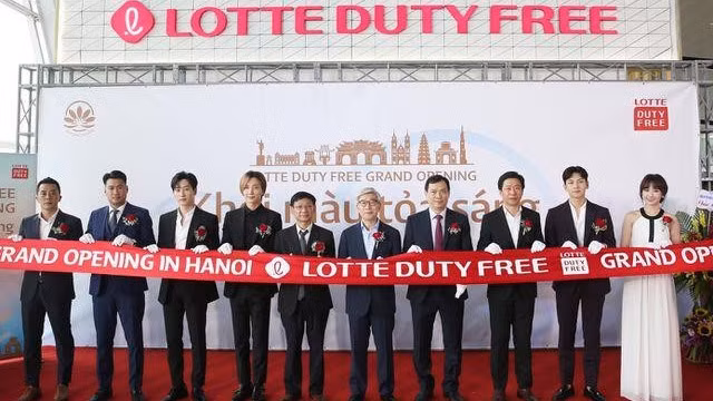 乐天在内排国际机场开设免税店。（图片来源：乐天）