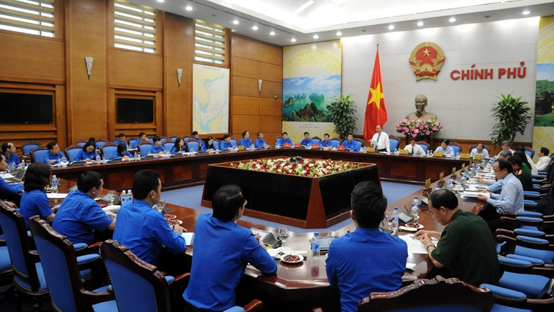 会谈全景。（图片来源：陈海 摄）
