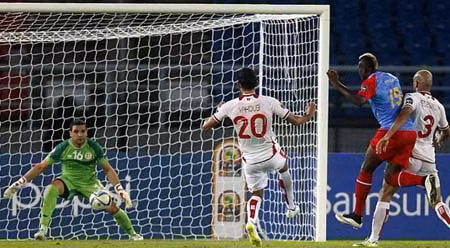 突尼斯队以1比1战平刚果（金）队。（图片来源：民智网）