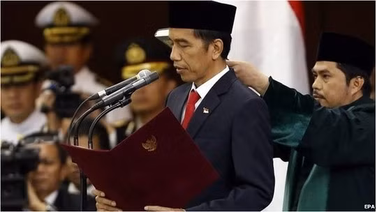 印度尼西亚新任总统佐科·维多多。图片来源：EPA