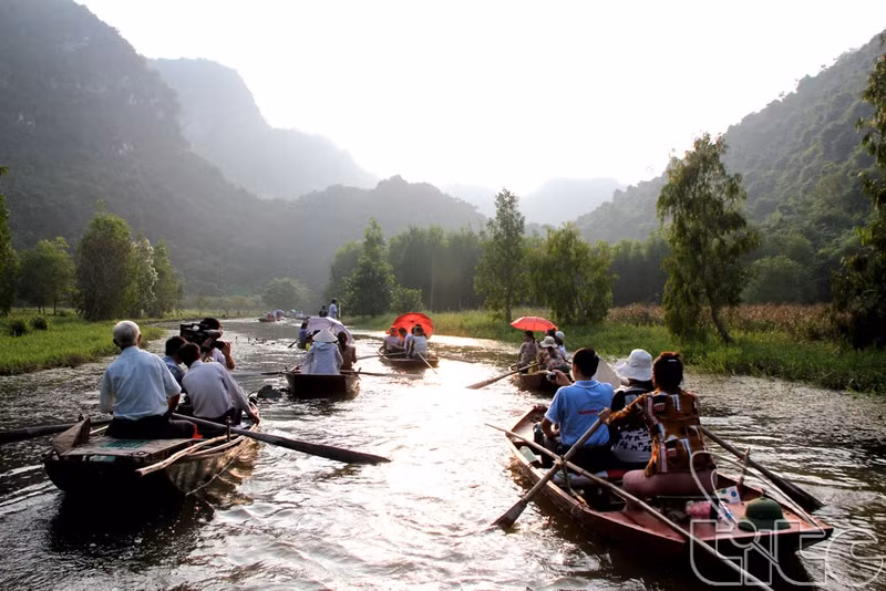 宁平省云龙湿地自然保护区一角。
