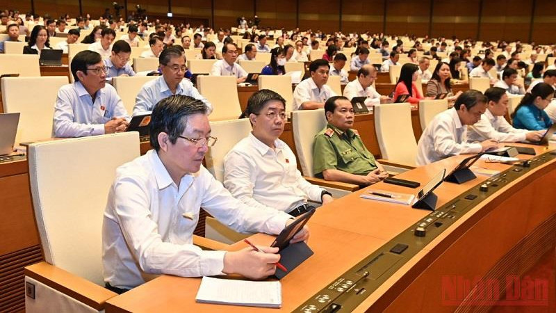与会代表参加讨论。