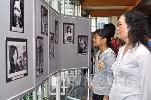 观众观看参展图片。（图片来源：越通社）