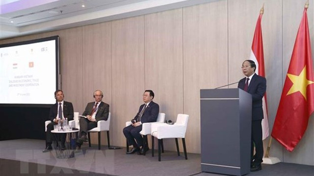 匈牙利外交与对外经济国务秘书彼得·安德拉斯·斯塔雷。（图片来源：越通社）