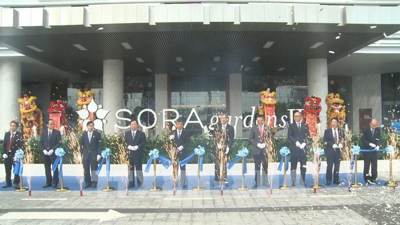Sora Gardens 2公寓竣工剪彩仪式。