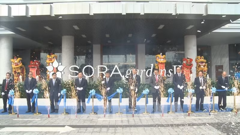 Sora Gardens 2公寓竣工剪彩仪式。