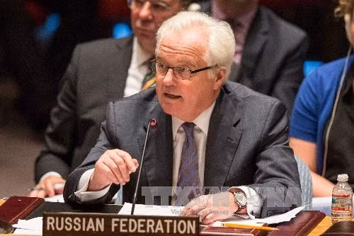 俄罗斯常驻联合国代表丘尔金。