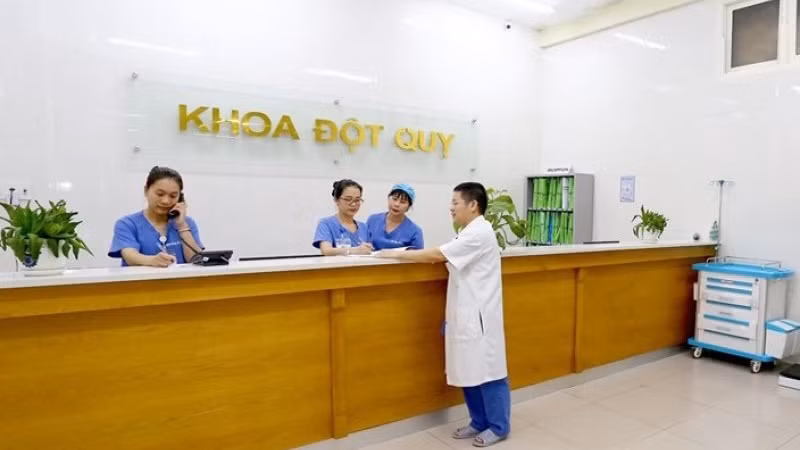 承天顺化省顺化中央医院卒中中心。