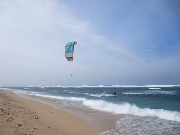 富贵岛—风筝冲浪运动的天堂。
