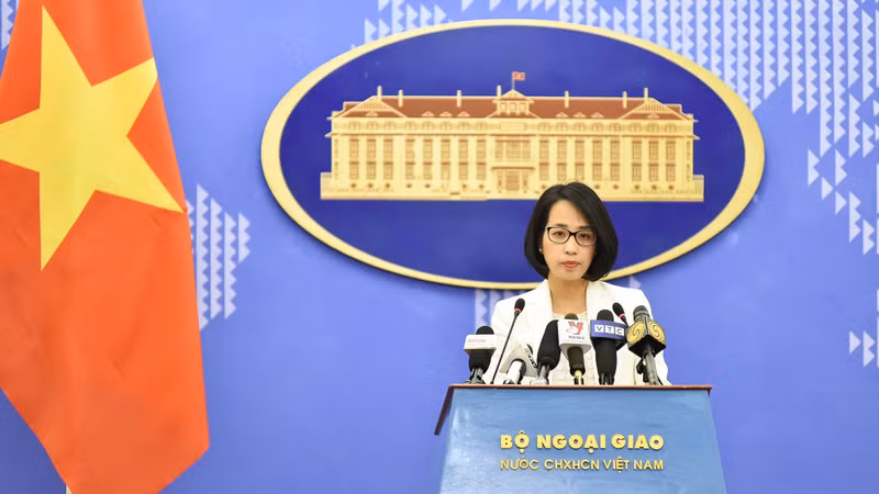 越南外交部副发言人范秋姮。（图片来源：国际报）