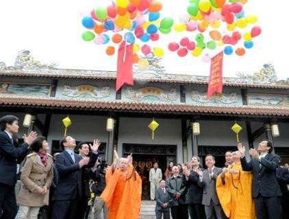 祈祷国泰民安的大典。 (Photo: 图片来源：人民报网)