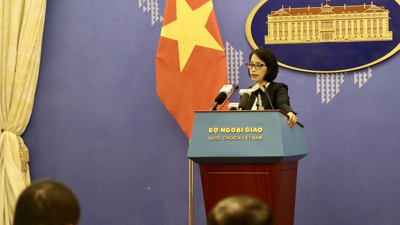 越南外交部副发言人范秋姮。（图片来源：国际报）