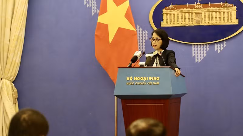 越南外交部副发言人范秋姮。（图片来源：国际报）