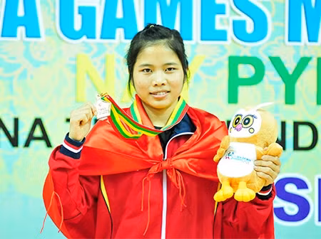 越南武术选手阮氏征。（图片来源：民智报网）