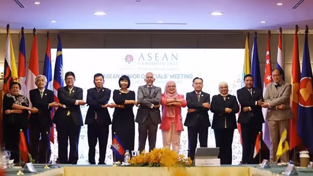 各国代表合影。