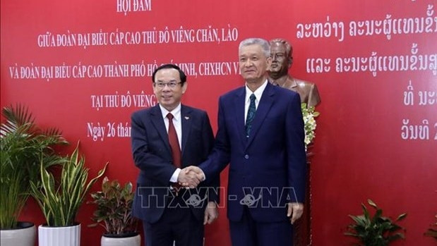 双方领导。（图片来源：越通社）
