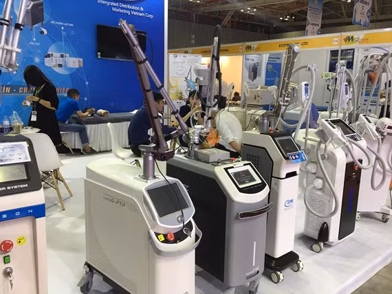 展位之一。（图片来源：西贡解放报）