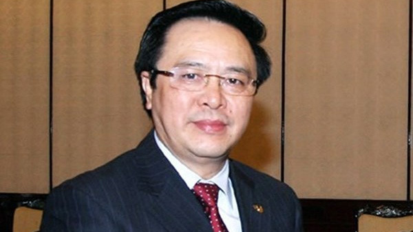 越共中央总书记阮富仲特使、中央对外部部长黄平君。