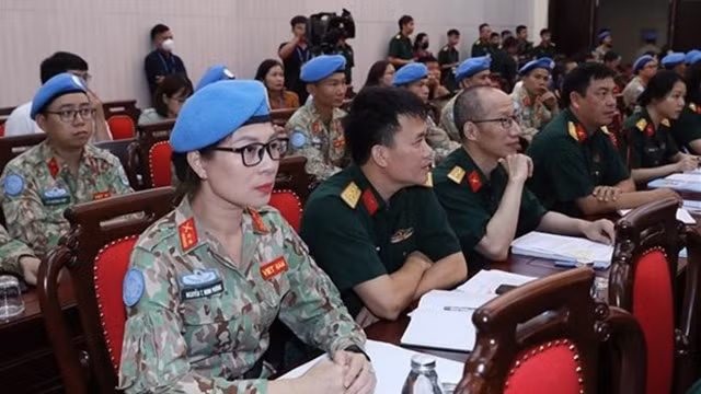 越南维和部队。（图片来源：越通社）