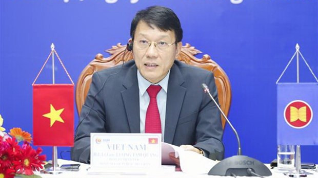越南公安部副部长梁三光中将。