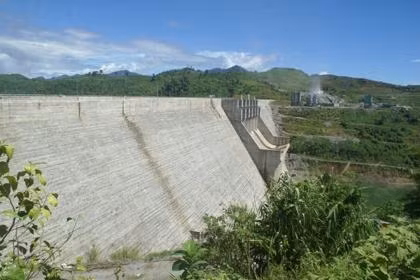 2号筝河水电站大坝。 (Photo: 图片来源：人民报网)