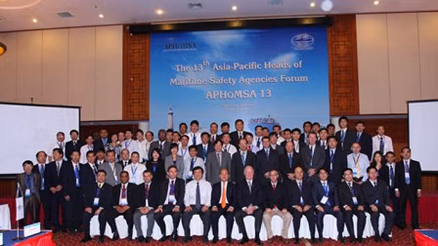 亚太地区海事机构首脑论坛第13次会议于7月10日在芽庄市拉开帷幕。 (Photo: 图片来源：越南海事局网站)