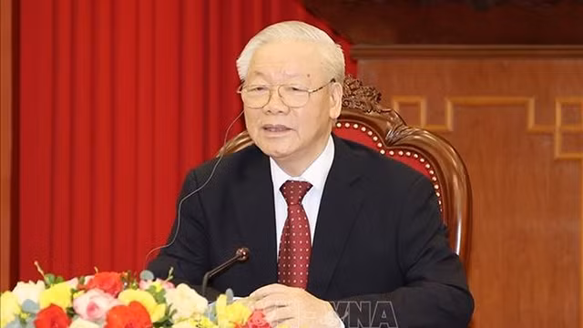 越共中央总书记阮富仲。（图片来源：越通社）