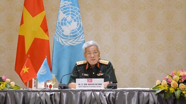 越共中央委员、中央军委副书记、国防副部长阮志咏上将。（图片来源：人民军队报）