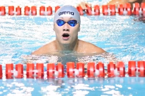 越南游泳名将黄贵福。 (Photo: 图片来源：人民报网)