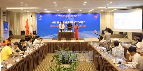 第五届亚洲沙滩运动会抽签会议。（图片来源：越通社）
