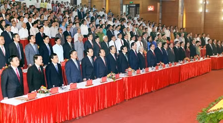 已故总书记黎笋诞辰110周年的纪念仪式。（图片来源：VOV）