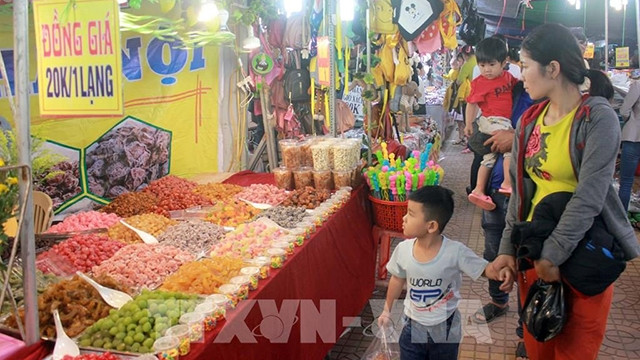 展位之一。（图片来源：越通社）