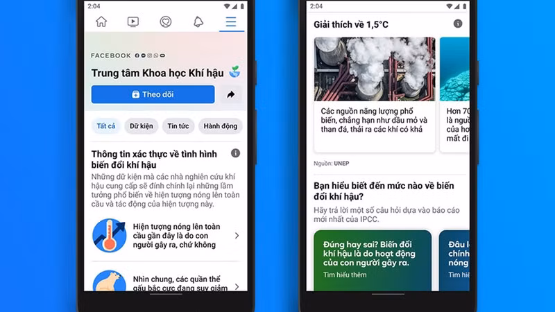 附图：Meta在越南建立气候科学信息中心。