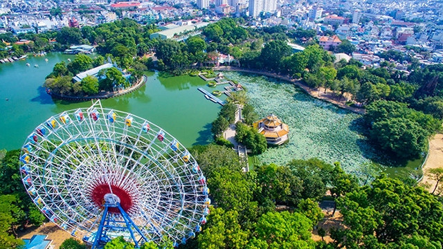 附图：胡志明市一角。