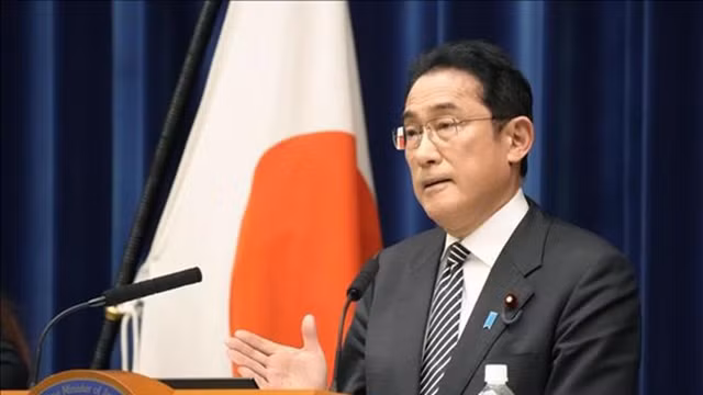 日本首相岸田文雄。
